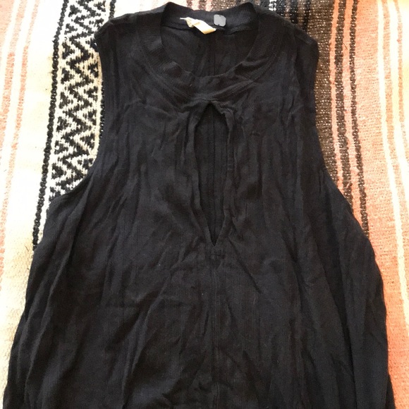 We The Free Tops - Long black Tank- Free People We The Free Tops - Long black Tank- Free People